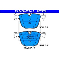Klocki ATE Original - 13.0460-7274.2