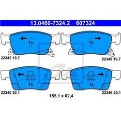 Klocki ATE Original - 13.0460-7324.2