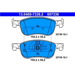 Klocki ATE Original - 13.0460-7336.2