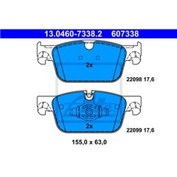 Klocki ATE Original - 13.0460-7338.2