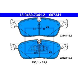 Klocki ATE Original - 13.0460-7341.2