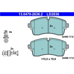 Klocki ATE Ceramic - 13.0470-2636.2