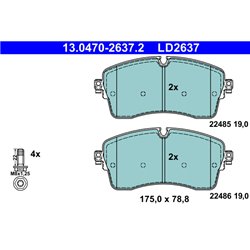 Klocki ATE Ceramic - 13.0470-2637.2