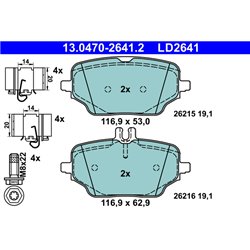 Klocki ATE Ceramic - 13.0470-2641.2