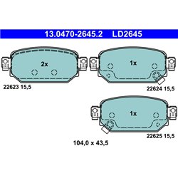 Klocki ATE Ceramic - 13.0470-2645.2