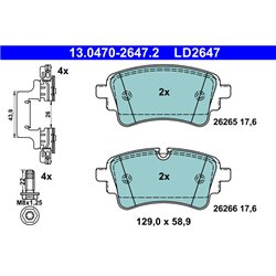 Klocki ATE Ceramic - 13.0470-2647.2