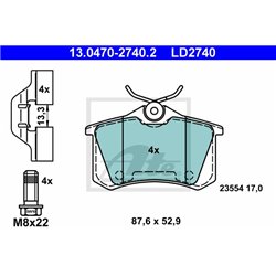 Klocki ATE Ceramic - 13.0470-2740.2