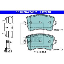 Klocki ATE Ceramic - 13.0470-2748.2