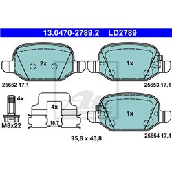 Klocki ATE Ceramic - 13.0470-2789.2