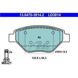 Klocki ATE Ceramic - 13.0470-3814.2