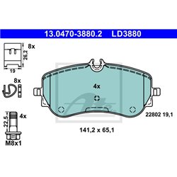Klocki ATE Ceramic - 13.0470-3880.2