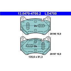 Klocki ATE Ceramic - 13.0470-4700.2