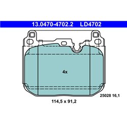 Klocki ATE Ceramic - 13.0470-4702.2