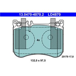 Klocki ATE Ceramic - 13.0470-4870.2