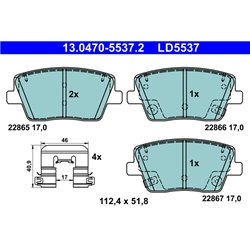 Klocki ATE Ceramic - 13.0470-5537.2