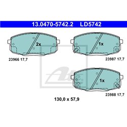 Klocki ATE Ceramic - 13.0470-5742.2
