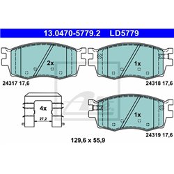 Klocki ATE Ceramic - 13.0470-5779.2
