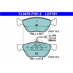 Klocki ATE Ceramic - 13.0470-7181.2