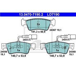 Klocki ATE Ceramic - 13.0470-7190.2