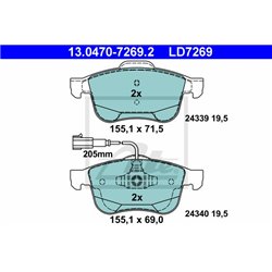 Klocki ATE Ceramic - 13.0470-7269.2