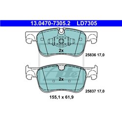 Klocki ATE Ceramic - 13.0470-7305.2