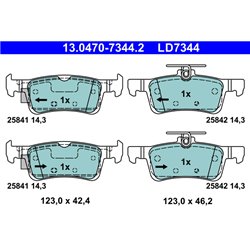 Klocki ATE Ceramic - 13.0470-7344.2