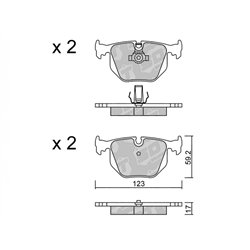 Klocki Galfer Sport FDHP 1050