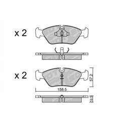 Klocki Galfer Sport FDHP 1050