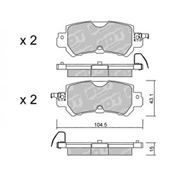 Klocki Galfer Sport FDHP 1050