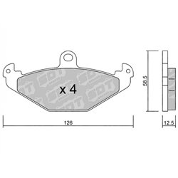 Klocki Galfer Sport FDHP 1050