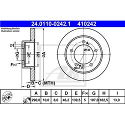 Tarcze ATE Original - 24.0110-0242.1
