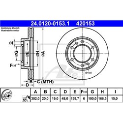 Tarcze ATE Original - 24.0120-0153.1