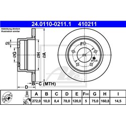 Tarcze ATE Original - 24.0110-0211.1