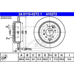 Tarcze ATE Original - 24.0110-0272.1