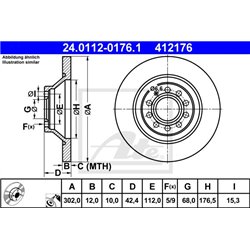 Tarcze ATE Original - 24.0112-0176.1