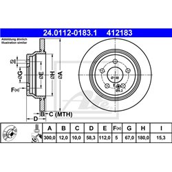Tarcze ATE Original - 24.0112-0183.1