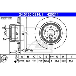 Tarcze ATE Original - 24.0120-0214.1