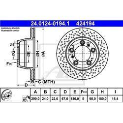 Tarcze ATE Original - 24.0124-0194.1