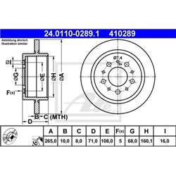 Tarcze ATE Original - 24.0110-0289.1