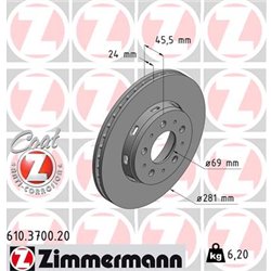 Tarcze Zimmermann Coat Z - 610.3700.20