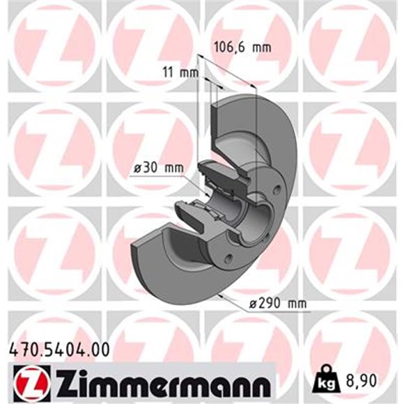 Tarcze Zimmermann - 470.5404.00