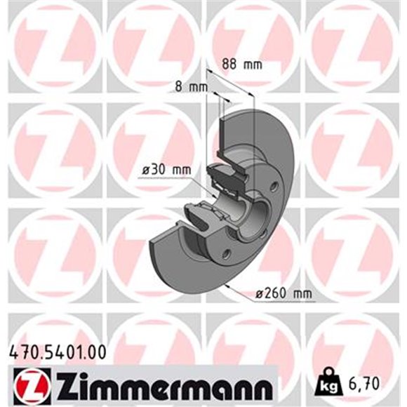 Tarcze Zimmermann - 470.5401.00