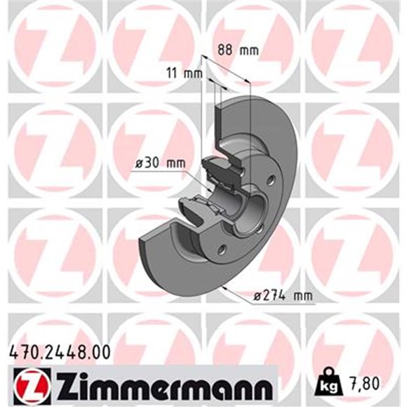 Tarcze Zimmermann - 470.2448.00