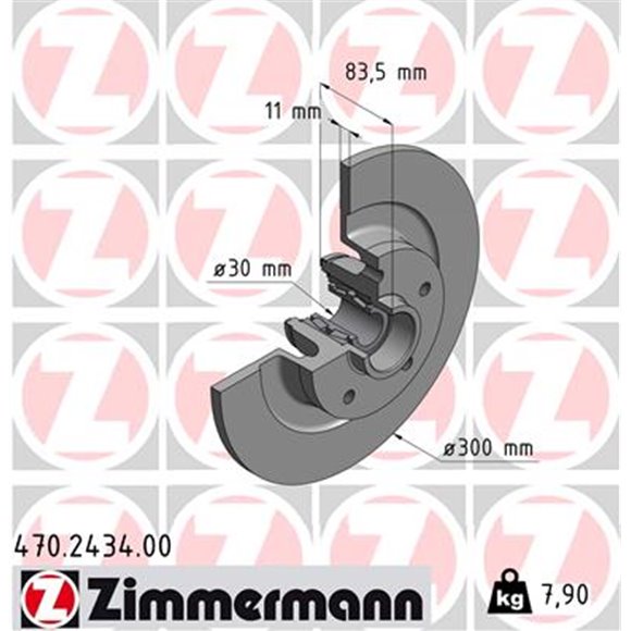 Tarcze Zimmermann - 470.2434.00