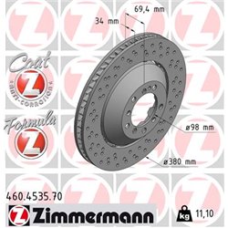 Tarcze Zimmermann Formula Z - 460.4535.70