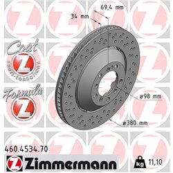Tarcze Zimmermann Formula Z - 460.4534.70