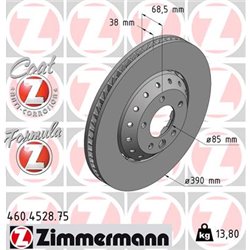 Tarcze Zimmermann Formula Z - 460.4528.75
