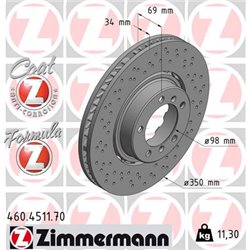Tarcze Zimmermann Formula Z - 460.4511.70