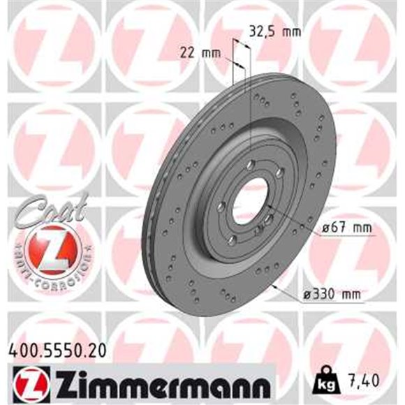 Tarcze Zimmermann Coat Z - 400.5550.20