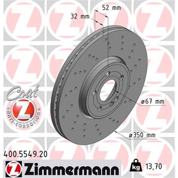 Tarcze Zimmermann Coat Z - 400.5549.20